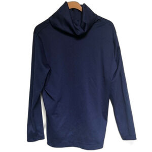 ADG Vintage Blue Turtleneck Top Size 6 Y2K Winter Capsule Wardrobe Chic